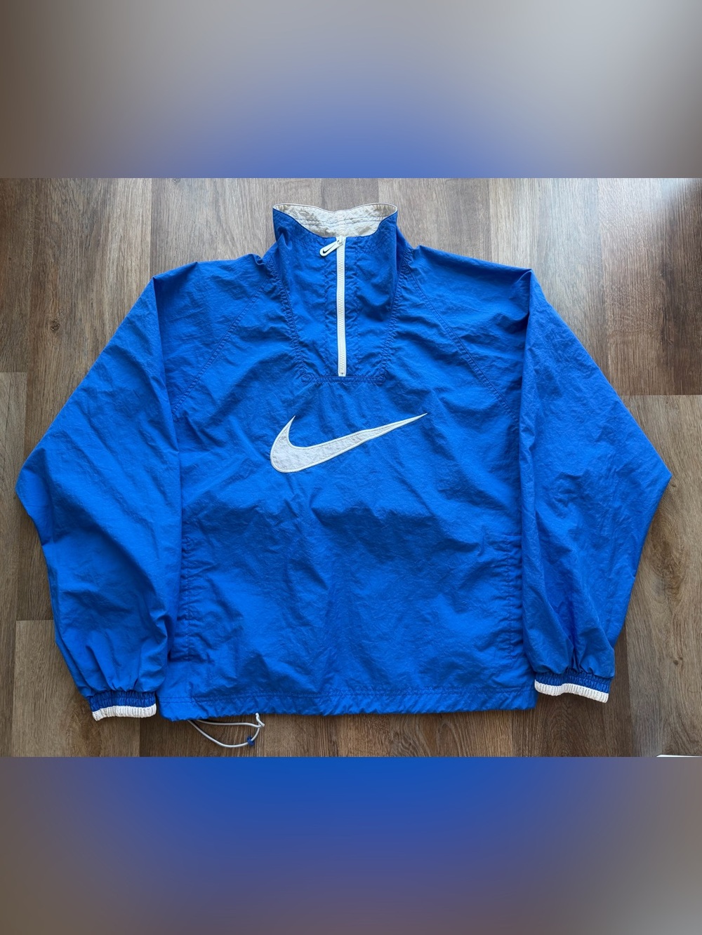 VINTAGE NIKE | Center Swoosh Windbreaker | Y2K Pullover Jacket | Streetwear